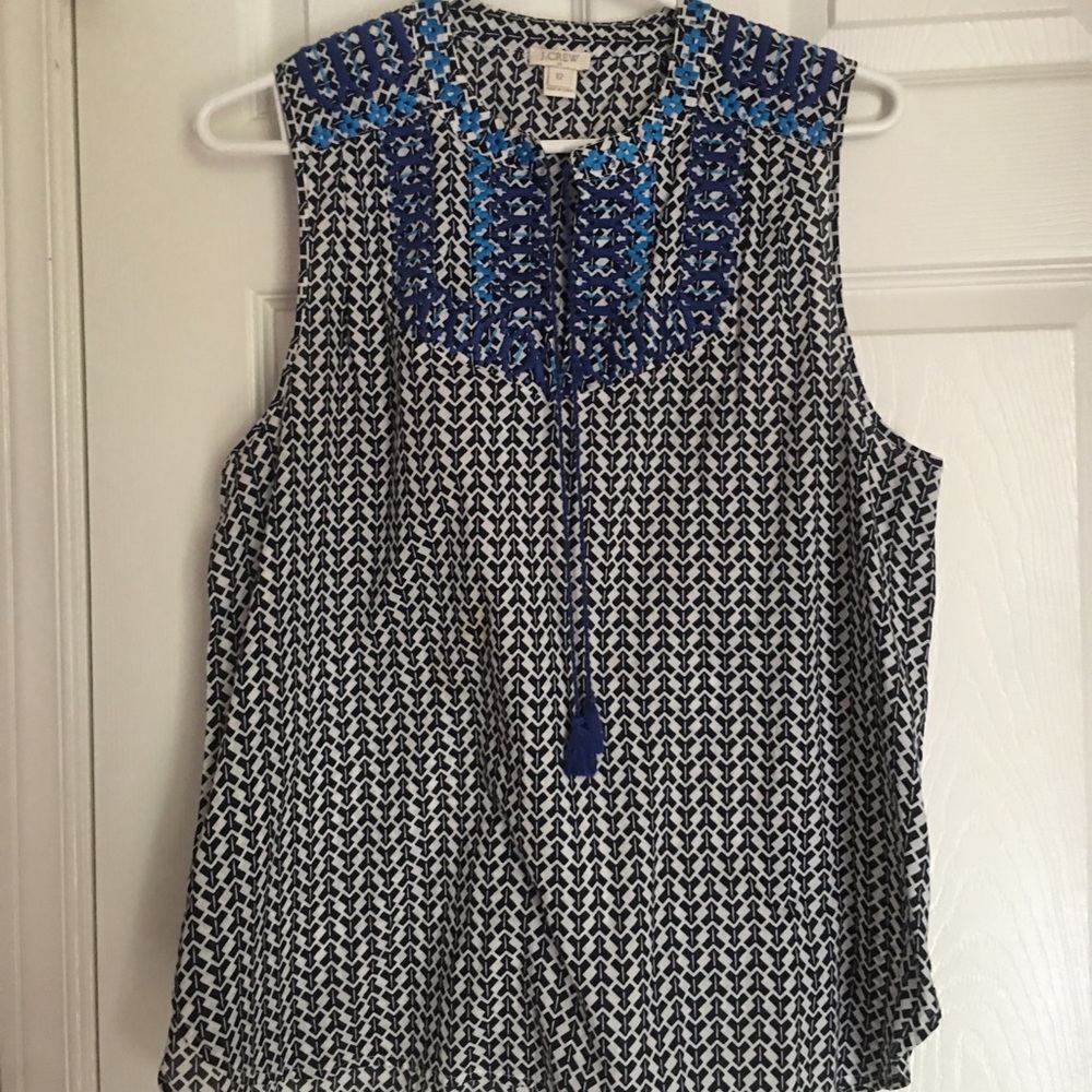 J Crew tank. Great for summer.